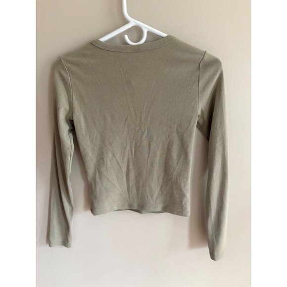 Aritzia Sunday Best Long Sleeve Top Bundle Honor Tee + Lola Henley in Size XS - Picture 11 of 13